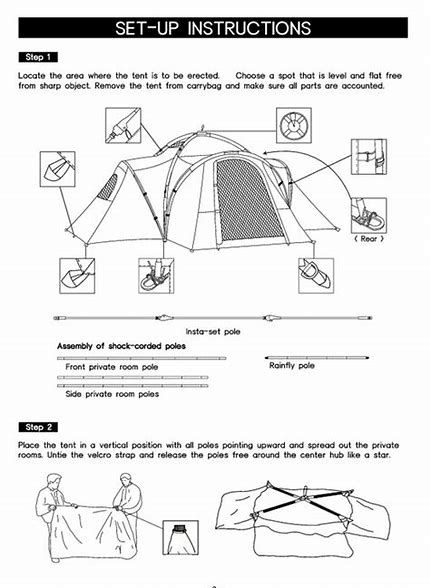 Greatland outdoors 3 room tent manual download