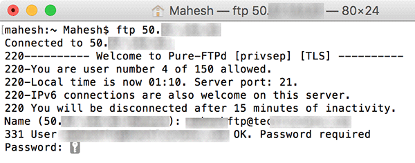 Ftp For Mac Terminal